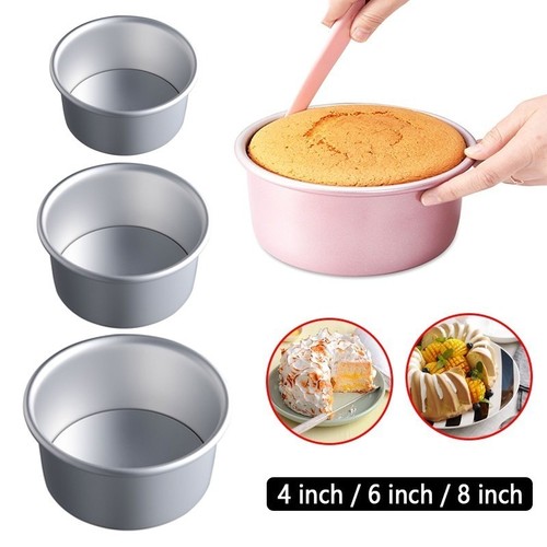 Inch round cake tin - 4/6/8,