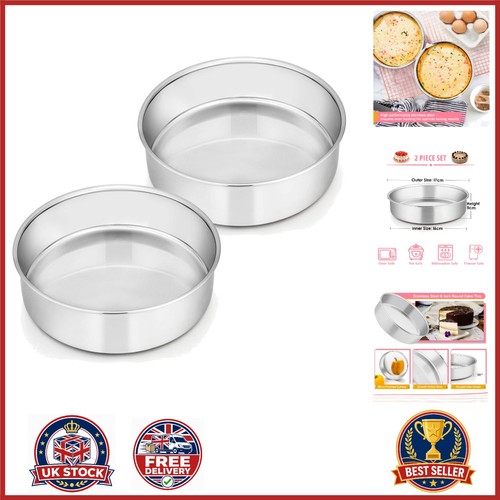 Inch cake tins set - tins, of