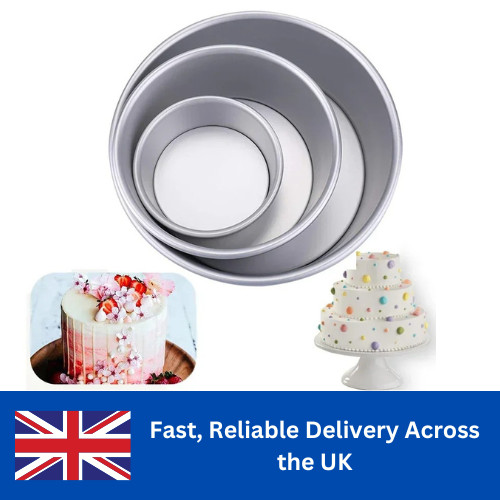 Inch round cake tin - 4/6/8,