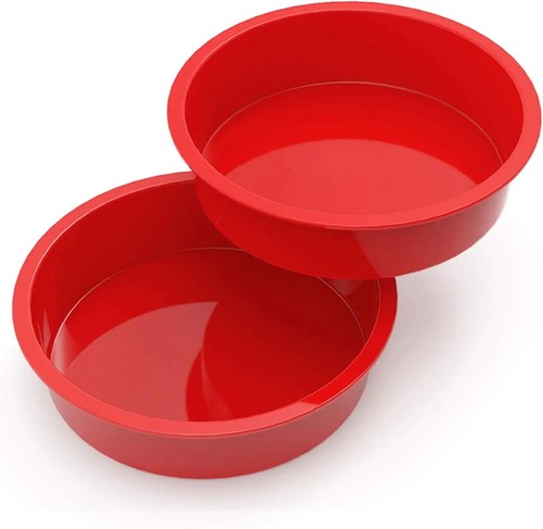 Silicone cake tins round non - tins,