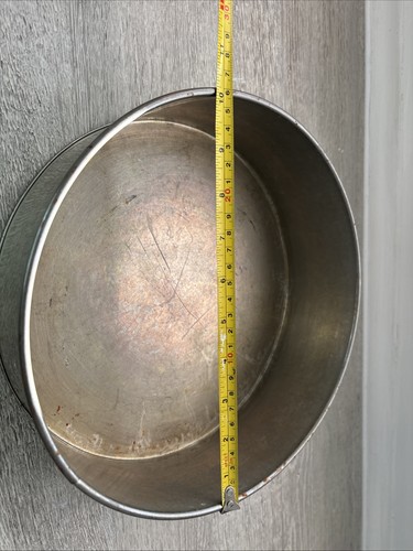 Round deep aluminium - 10",