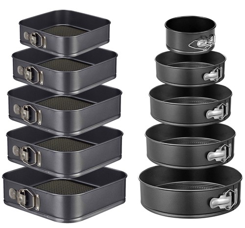 Cake tin set round - of,