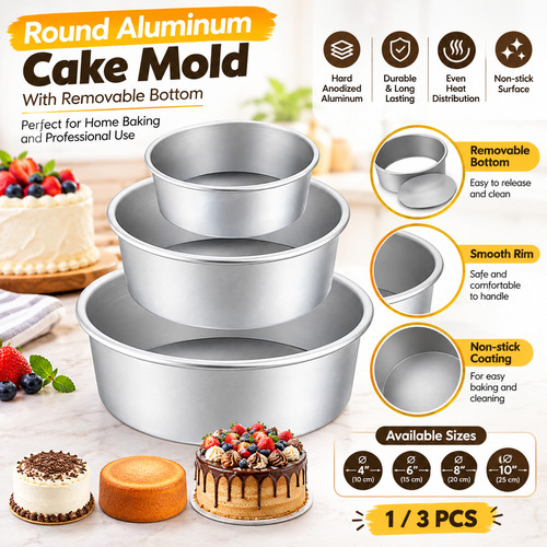 8inch round cake pan - round,