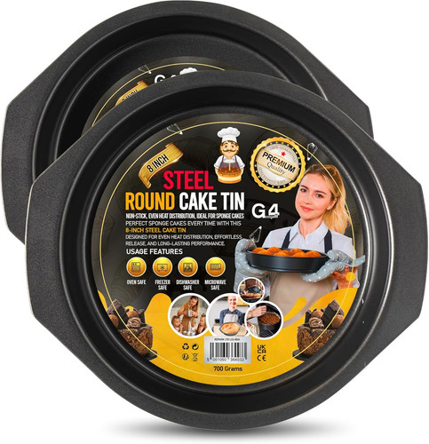 Pack inch non stick - pack, 8