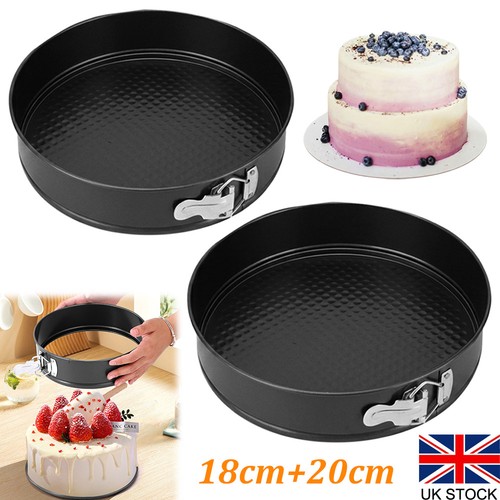 Round cake tins - tins, stick