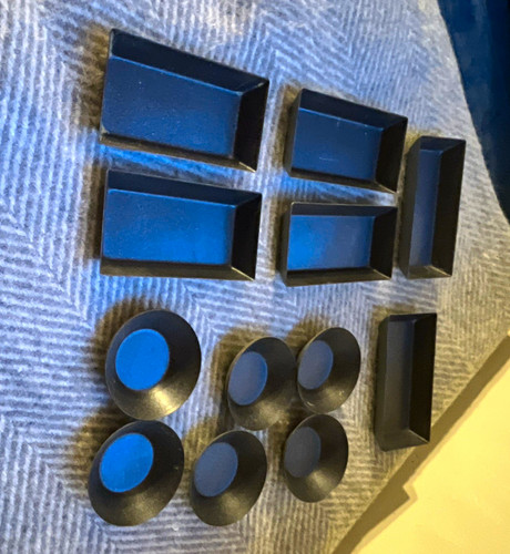 Rectanglular and 6 circular - rectanglular,