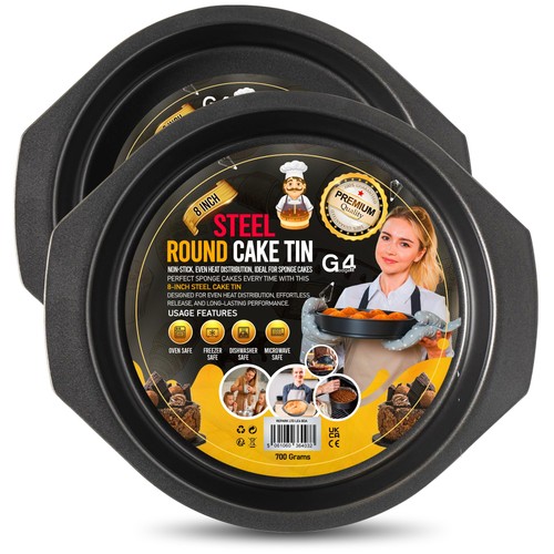 Pack inch cake tin - 2,